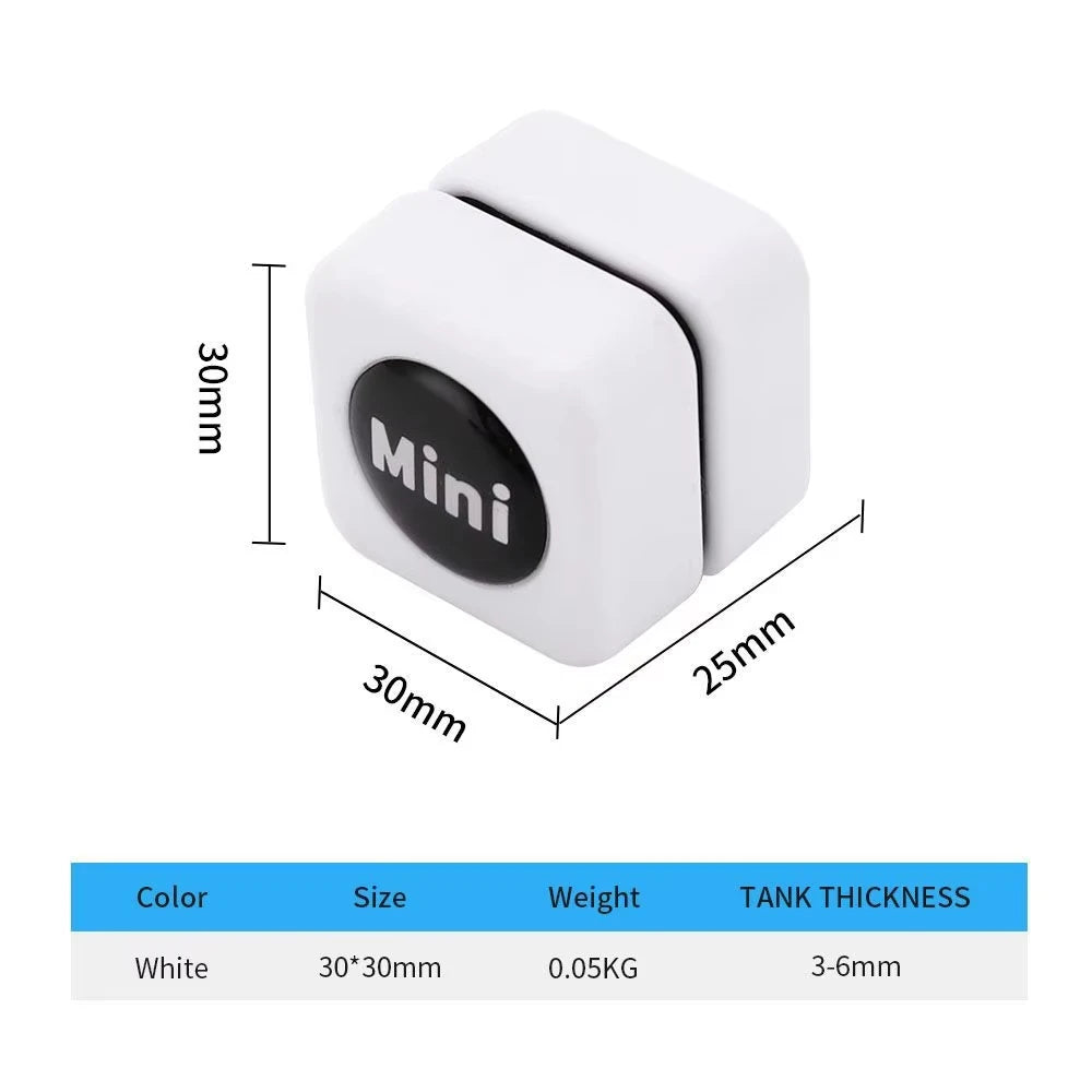 Mini Square Magnetic Brush Aquarium Glass Cleaner Scratch-Resistant Glass Cleaner Magnetic Brush for Small Aquarium Fish Tank