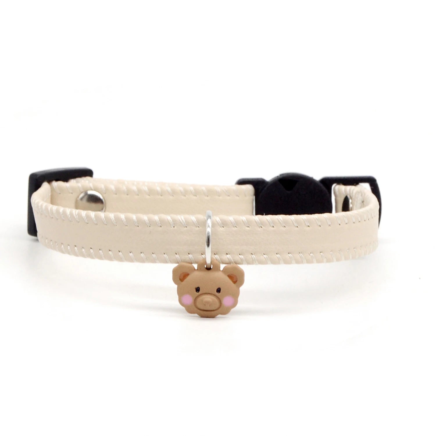 Leather Cat Collar Breakaway with Safety Buckle for Cats Puppy Pet Supplies Fashion Light Weight Cat Accessories Kiten Colla