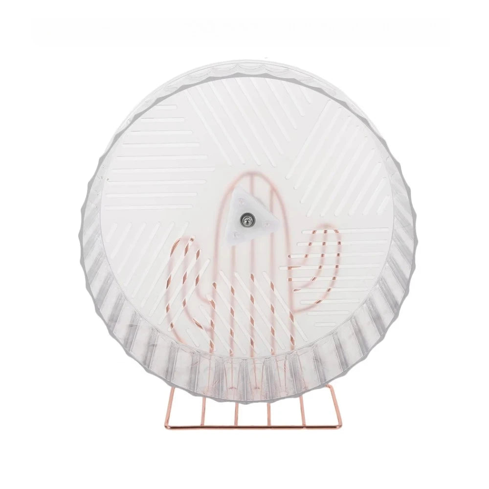 Wheel Hamster Silent Exercise Chinchilla Inch Quiet Running Rat Hedgehog Animal Wheels Saucer Toy Cage Exercising Gerbil Animals