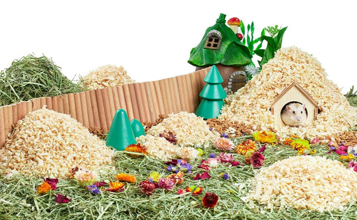300g Timothy Hay Natural Hamster Bedding Small Animal Nesting Bedding Straw Habitat Decor for Dwarf Syrian Hamsters Gerbils Mice