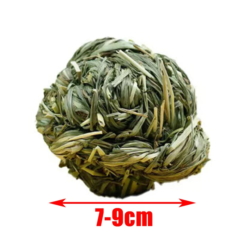 Guinea Pig Rabbit Hamster Small Animal Play Pet Roller Toys Natural Wooden Pine Dumbells Unicycle Bell Chew Chewing Braided Ball