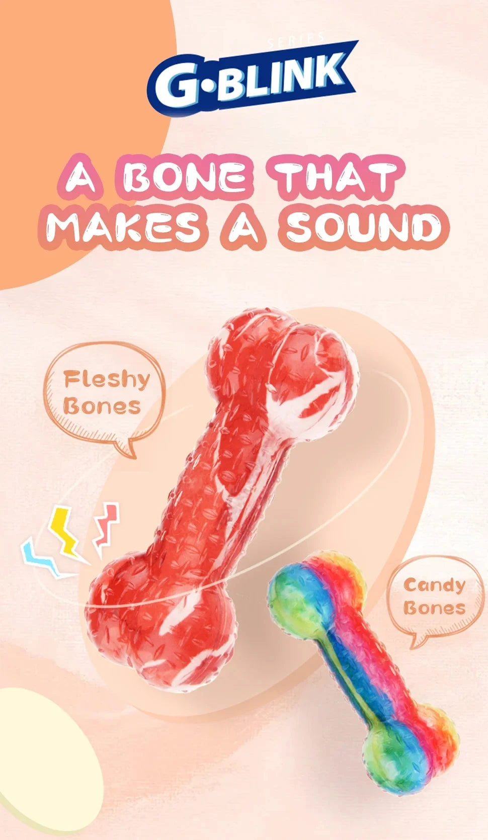 Gigwi Dog Chew Toys Real Wooden Deer Antlers for Aggressive Chewers Large Dog Chewing Indestructible Tough Durable Pet Toys Gift