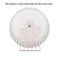 Wheel Hamster Silent Exercise Chinchilla Inch Quiet Running Rat Hedgehog Animal Wheels Saucer Toy Cage Exercising Gerbil Animals