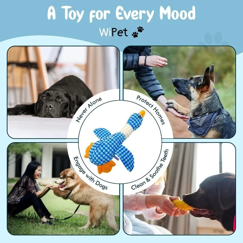 New Indestructible Cat Dog Toys for Aggressive Chewers Cats Dogs,Chew Squeak Toy Cats Dogs Interactive Plush Doll Pet Products
