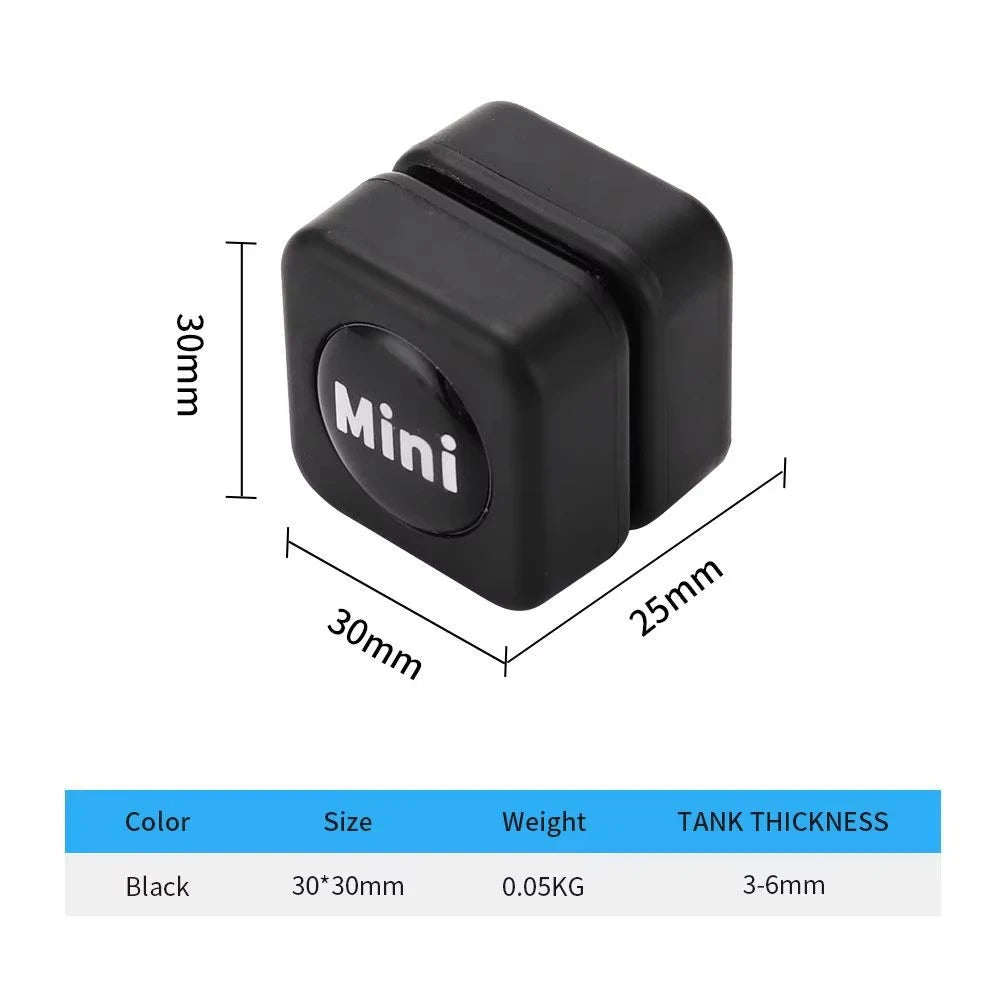 Mini Square Magnetic Brush Aquarium Glass Cleaner Scratch-Resistant Glass Cleaner Magnetic Brush for Small Aquarium Fish Tank