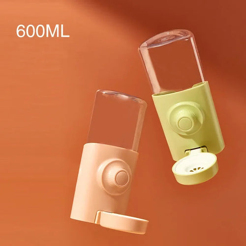 600ML Automatic Water Bottle for Rabbits Dutch Pigs Chinchillas & Hedgehogs Silent Large Capacity Pet Waterer  Refill Feature