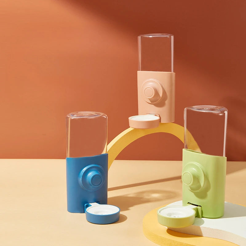 600ML Automatic Water Bottle for Rabbits Dutch Pigs Chinchillas & Hedgehogs Silent Large Capacity Pet Waterer  Refill Feature