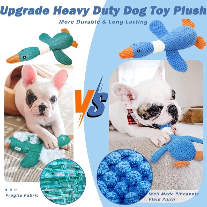 New Indestructible Cat Dog Toys for Aggressive Chewers Cats Dogs,Chew Squeak Toy Cats Dogs Interactive Plush Doll Pet Products