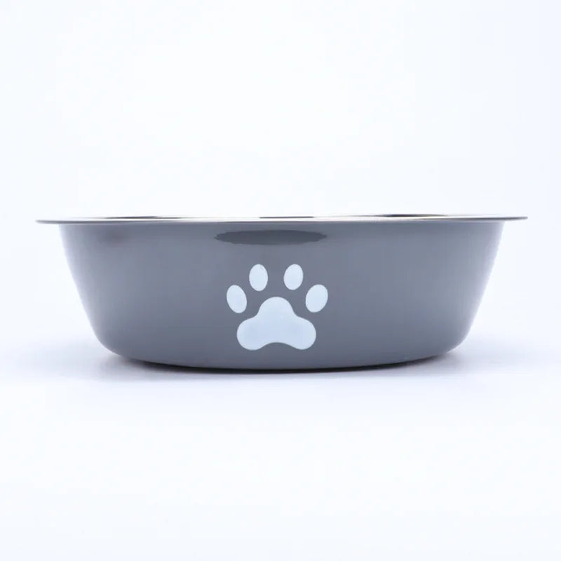 Dog Bowls Stainless Steel Dogs Feeding Bowls With Non-Slip Silicone Sole Dog Food Water Bowl Pet Bowl Dog Dishes For Dog Cat Pet